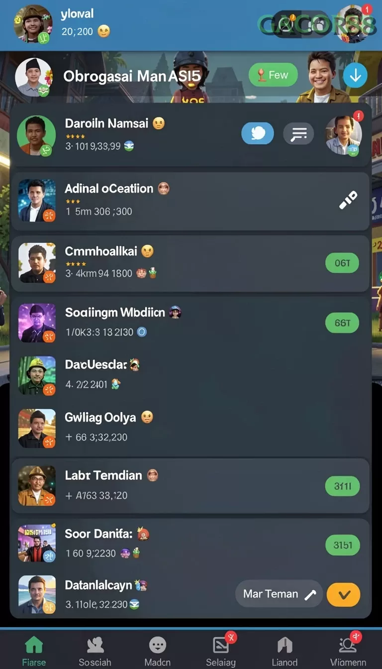 Pratinjau antarmuka gacor88 — aplikasi APK resmi Android v2.5.6